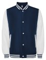 Baseball Jacket Roly California CQ6440 Navy-Wit